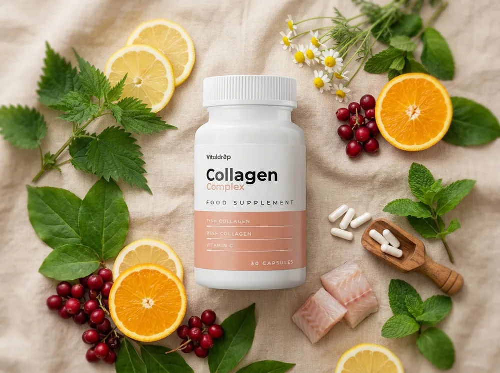Naturalne składniki Collagen Complex — oryginalny produkt
