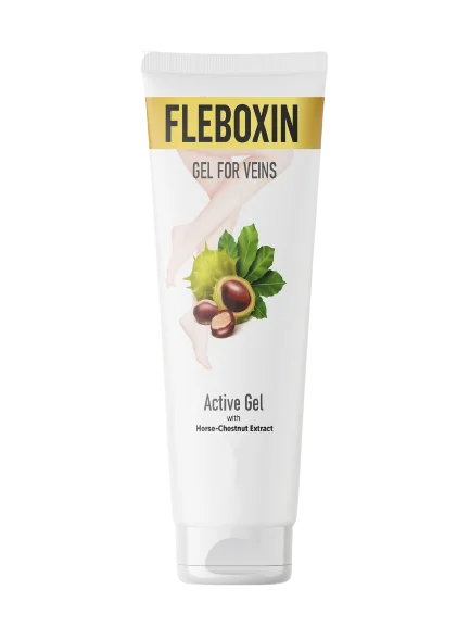 Fleboxin — opakowanie, żel do stosowania zewnętrznego (tubka z aplikatorem)