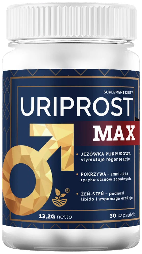 Uriprost Max — opakowanie (kapsułki)